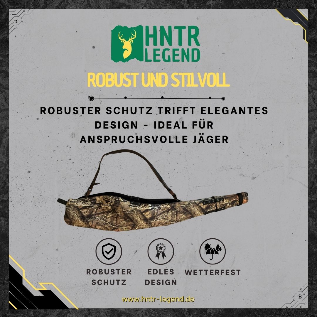 HNTR LEGEND Gewehrtasche – widerstandsfähig, funktional und stilvoll für jede Jagdsituation.